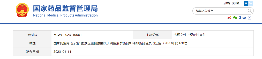 依托咪酯列入第二類精神藥品目錄！依托咪酯檢測，勢在必行！